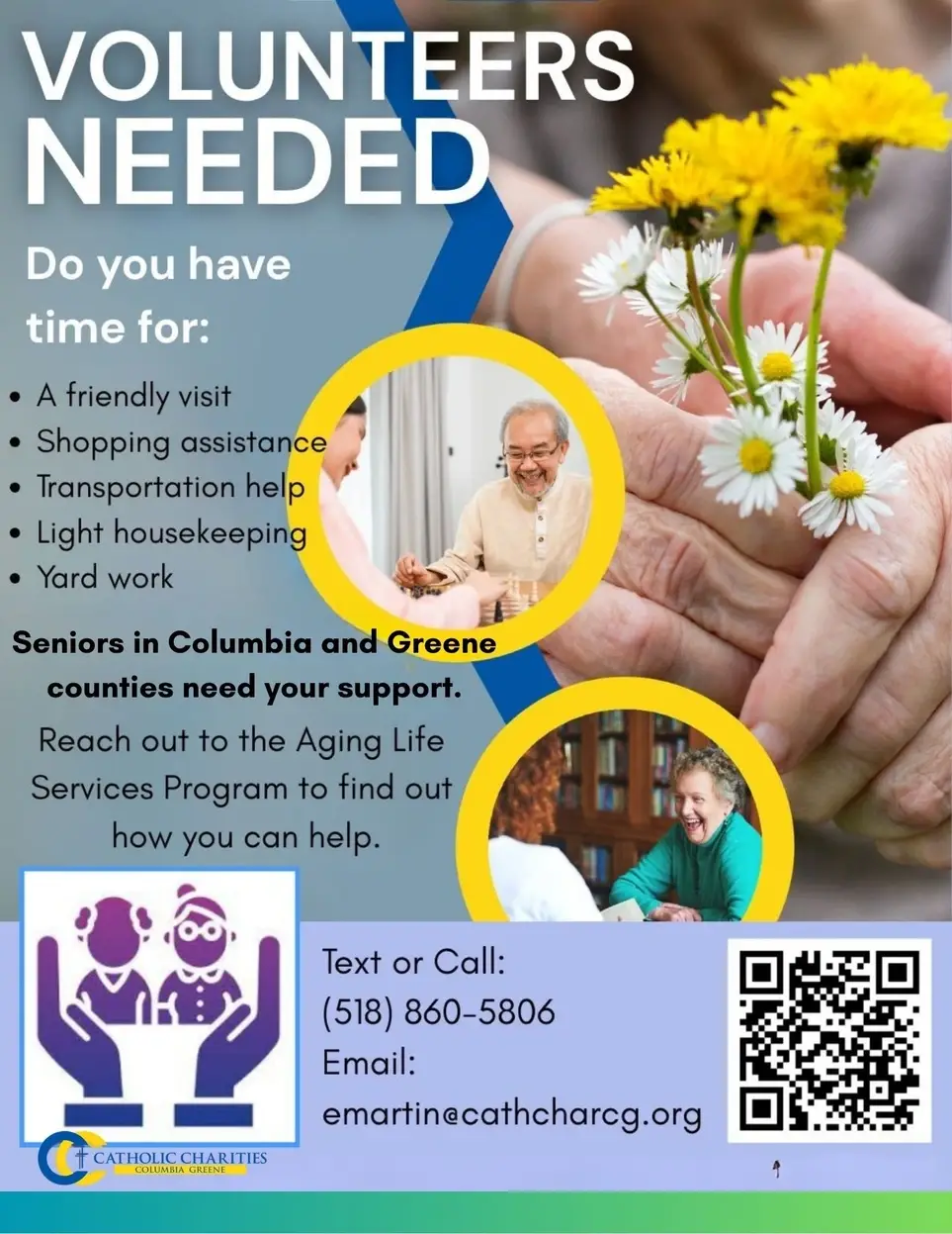 Seeking Volunteers to Lend a Hand in Greene & Columbia Counties