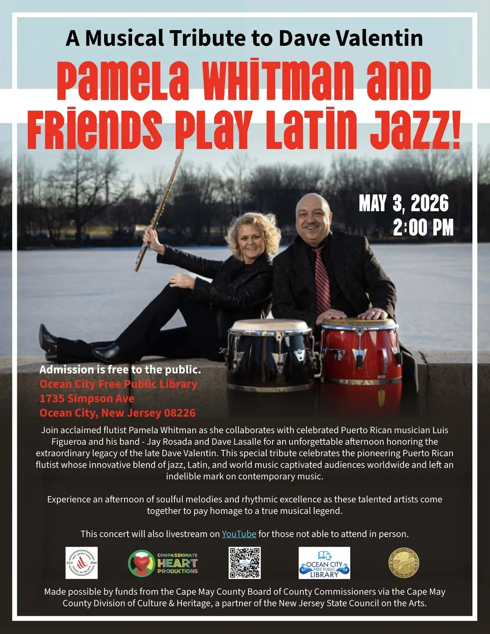 Social Media Manager to Promote  2 Latin Jazz Concerts