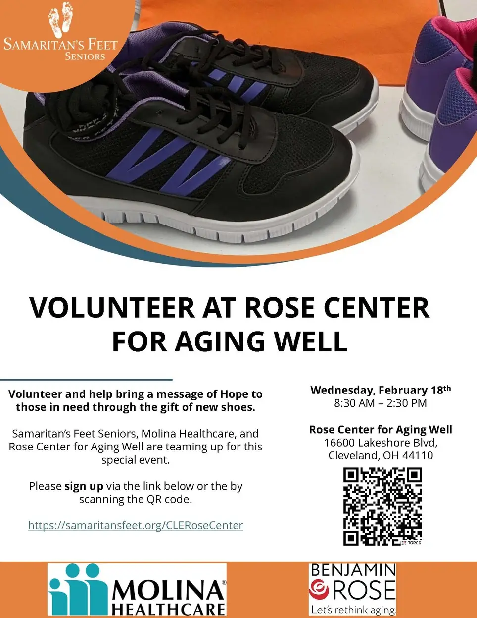 Volunteer to give the gift of shoes in Cleveland, Ohio!!