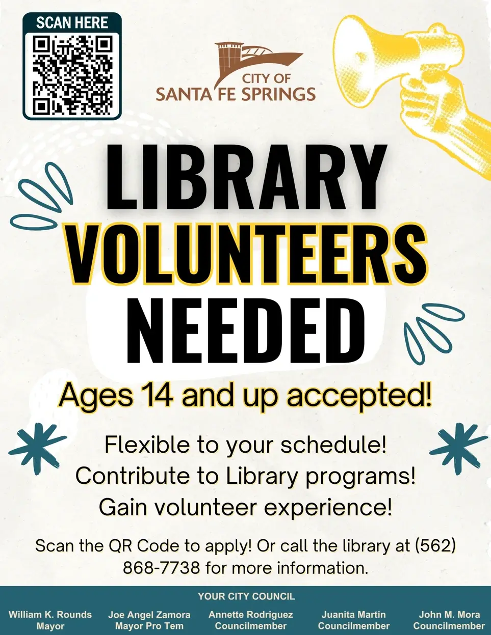 Library Volunteers Needed