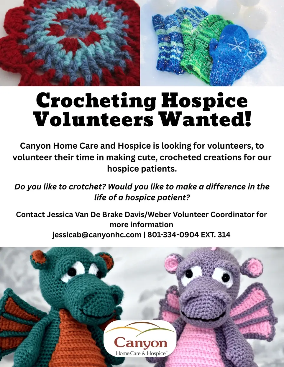 Crocheting Volunteer