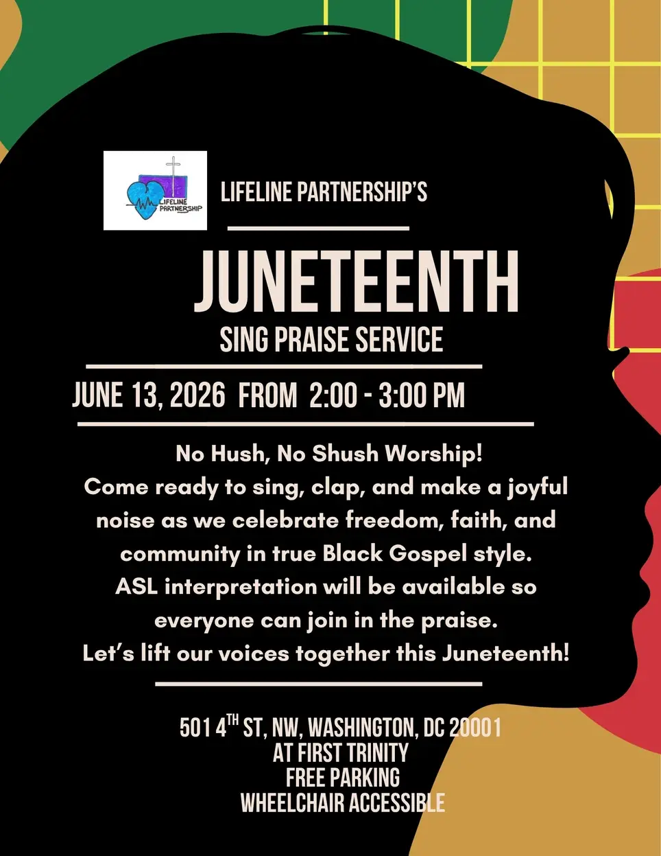 Lifeline's Juneteenth Sing Praise Service!