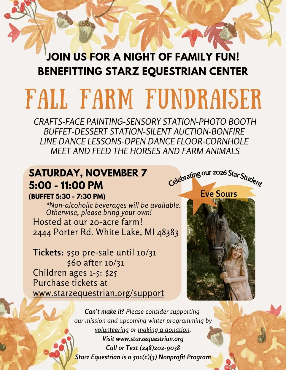 2026 Fall Farm Fundraiser