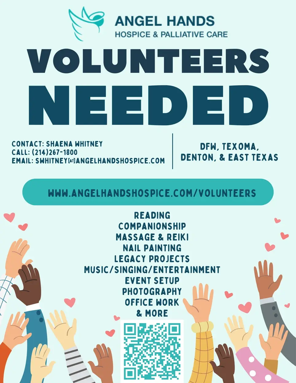 Volunteer Companion with Hospice Patient(s)