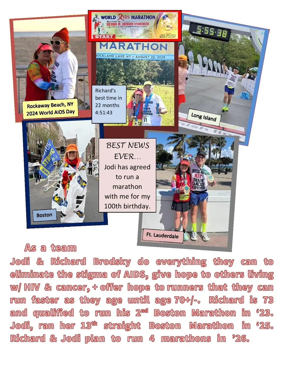 Social Media Junkie for HIV+ brain cancer marathon runner