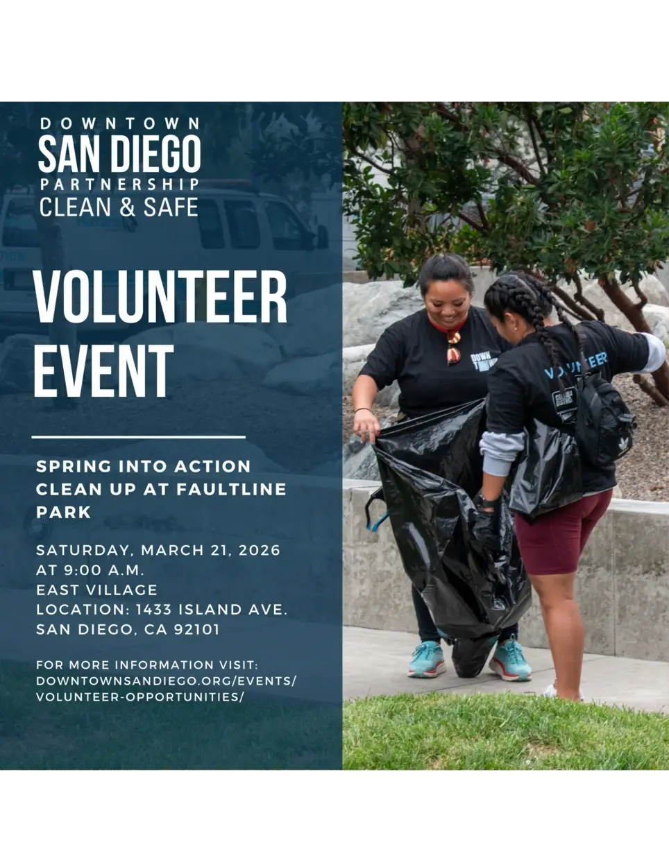 Spring Into Action! Join Us for a Clean-Up at Faultline Park