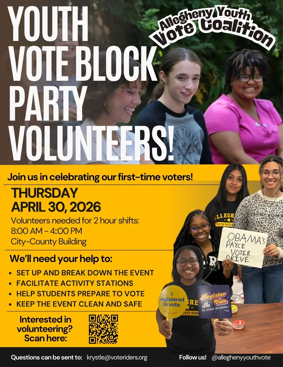 Allegheny Youth Vote Block Party
