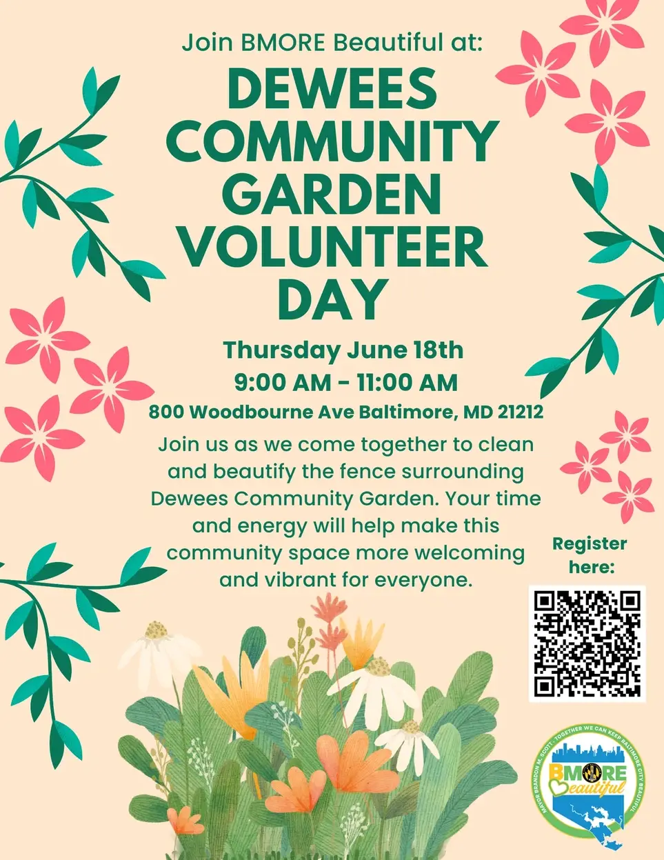Dewees Community Garden Volunteer Day