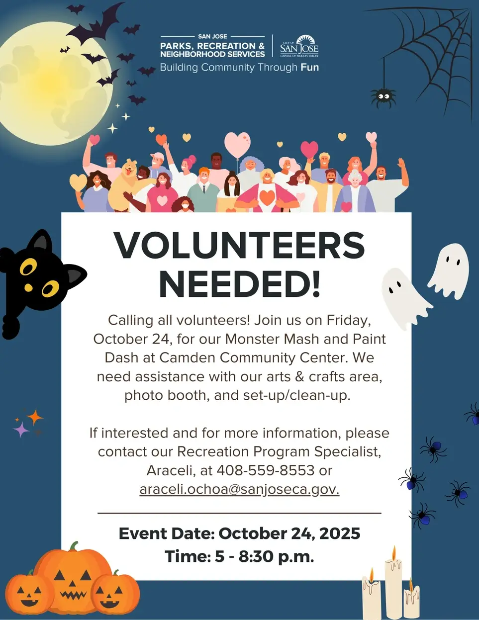 Camden Community Center - Monster Mash and Paint Dash 2025