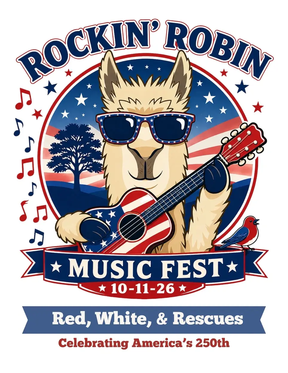🎶 Volunteer at the Rockin’ Robin Music Fest! 🎶