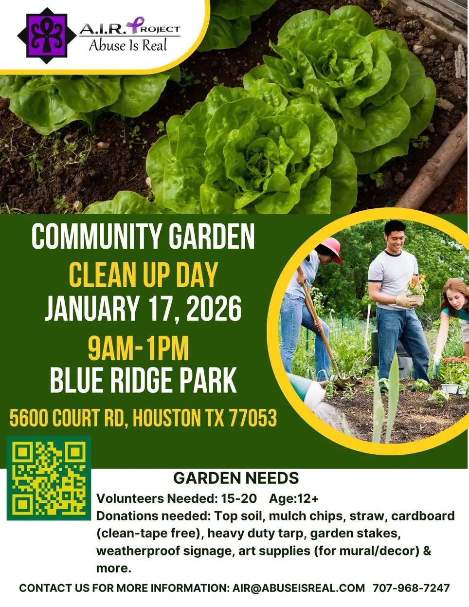Community Garden Clean Up and Beautification Day