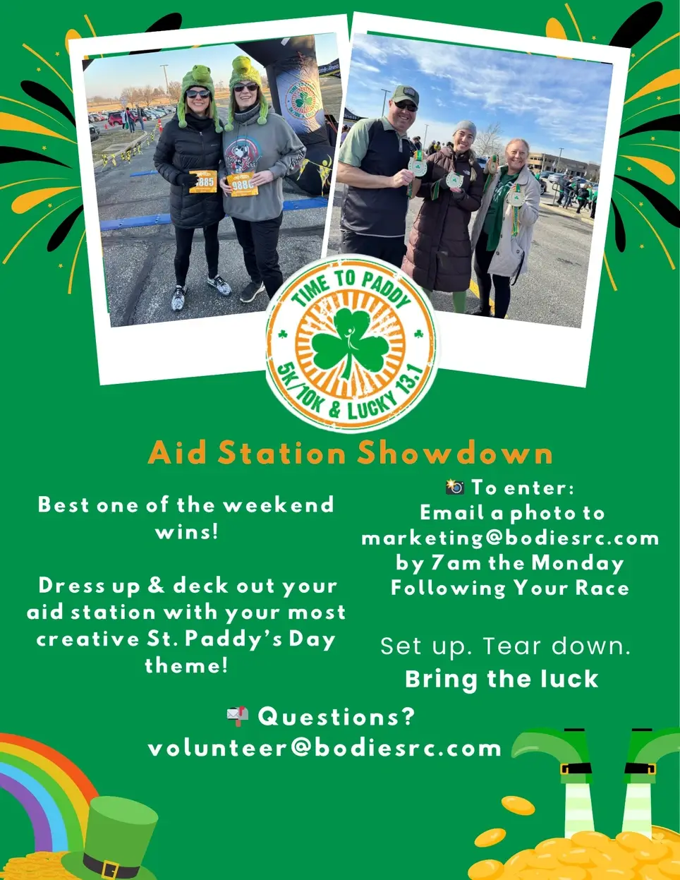 Time to Paddy 5k/10k & Half Marathon - Atlanta  Volunteer Assignment