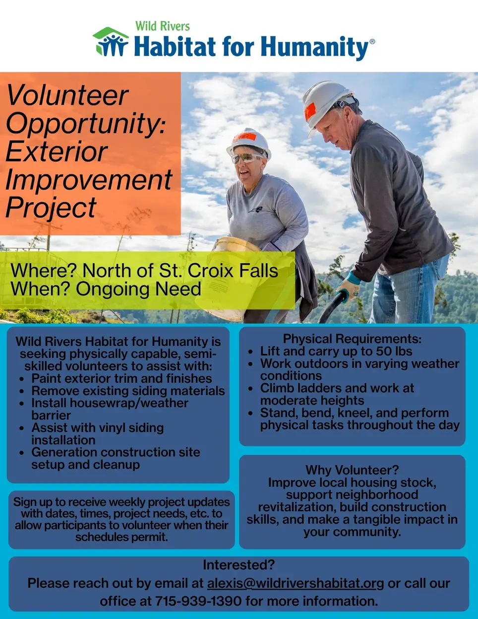 Construction Opportunity - Exterior Improvement Project
