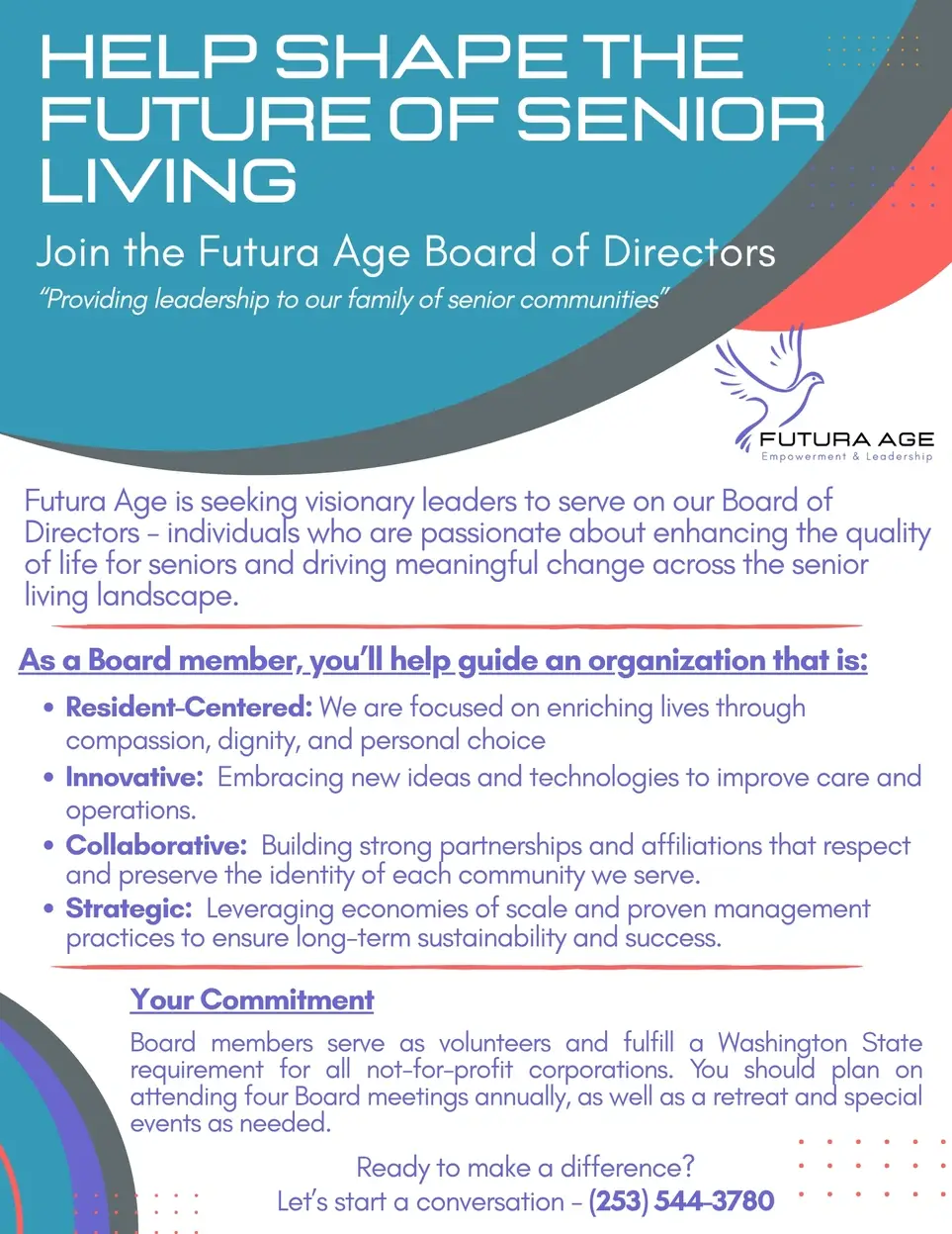 Help Shape the Future of Aging – Join the Futura Age Board of Directors