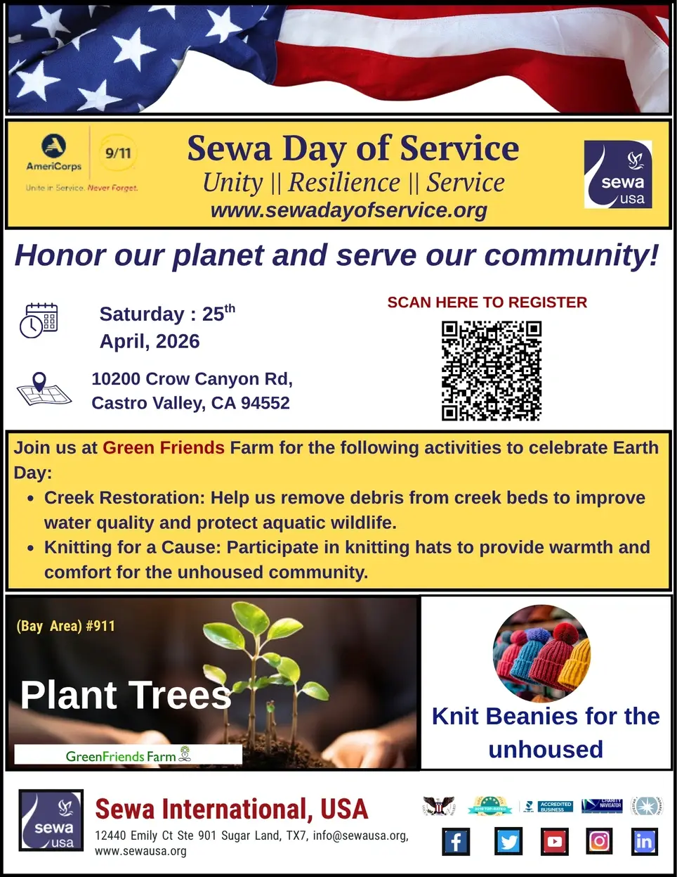 Plant Trees OR Knit Beanies for Unhoused