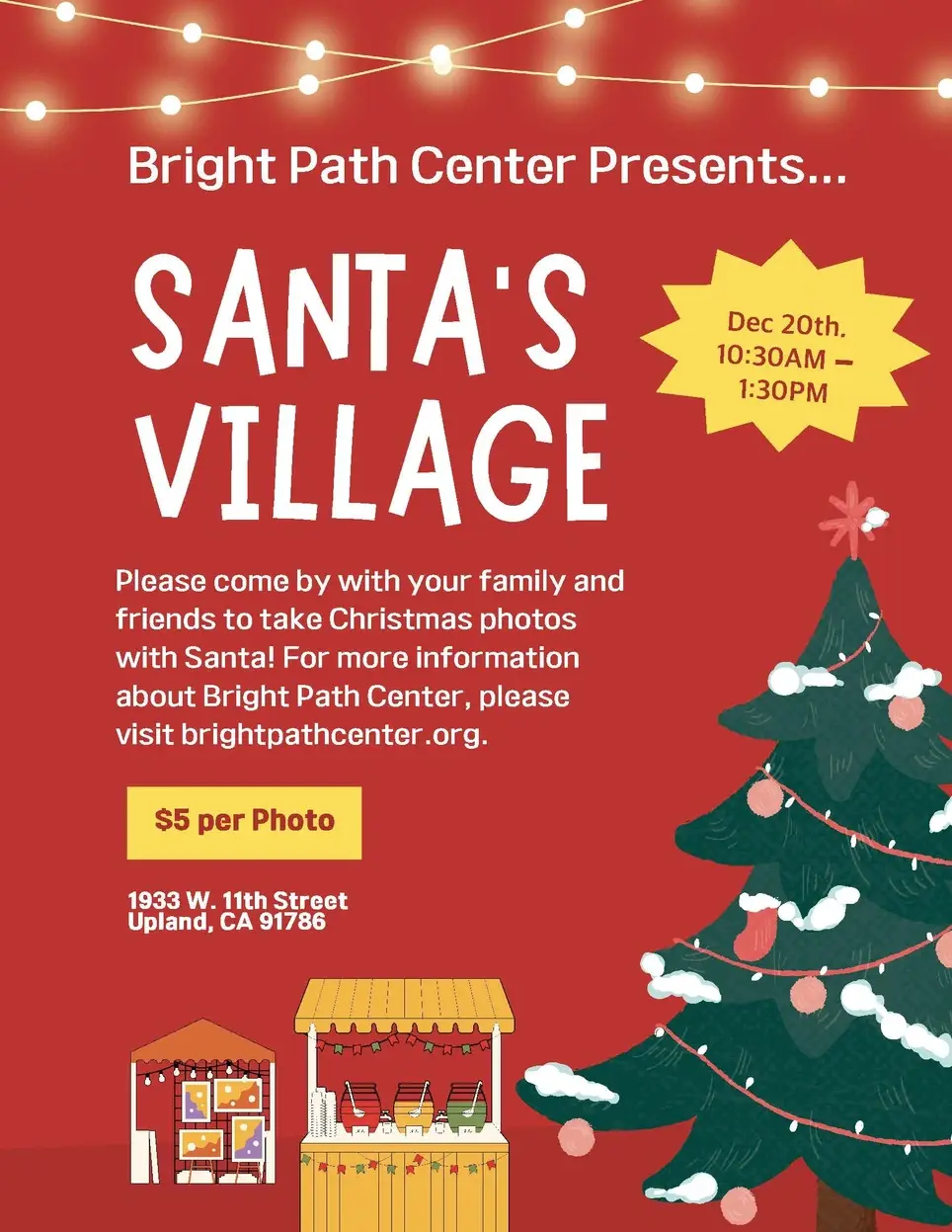 🎅 Volunteers Needed – Santa’s Village Photos with Santa Event (Upland, CA)
