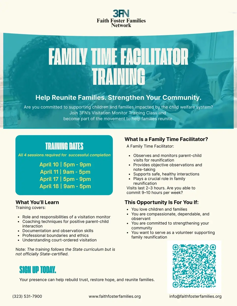Family Time Facilitator Training