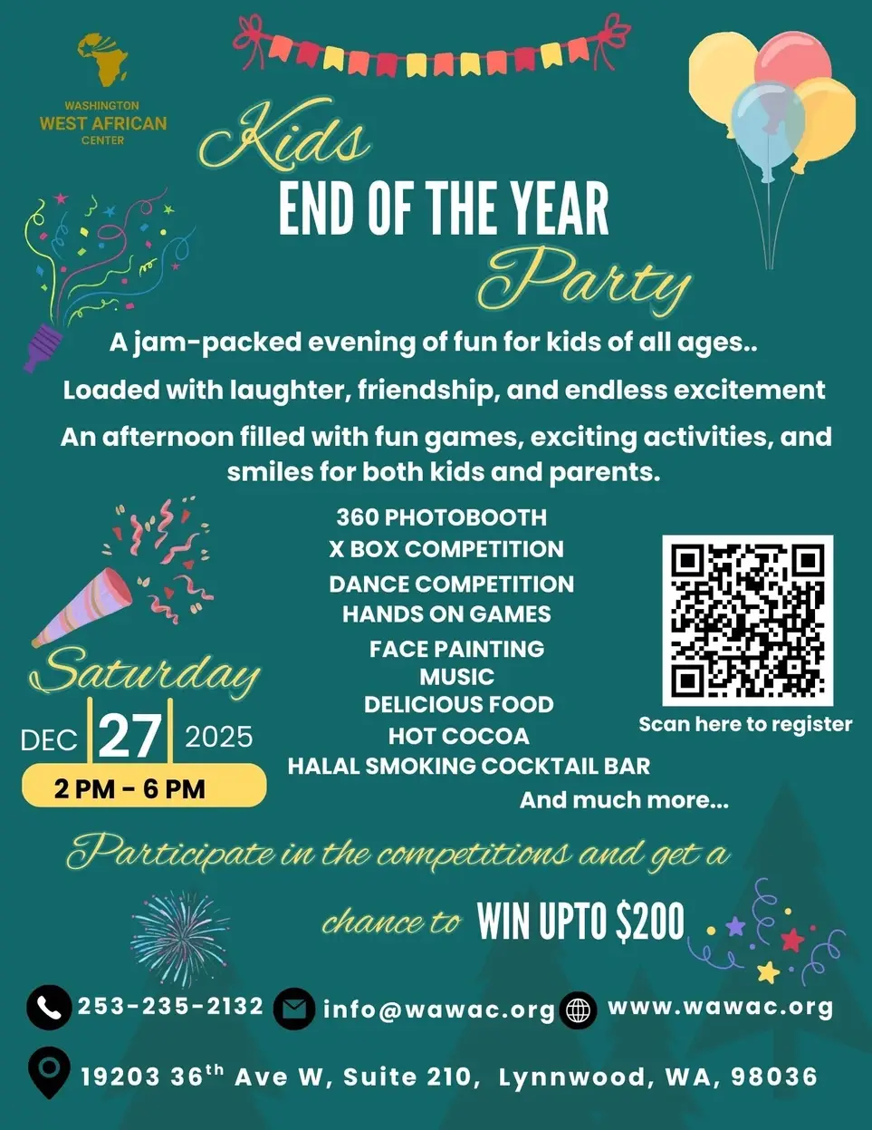 WAWAC Kids End of Year Party