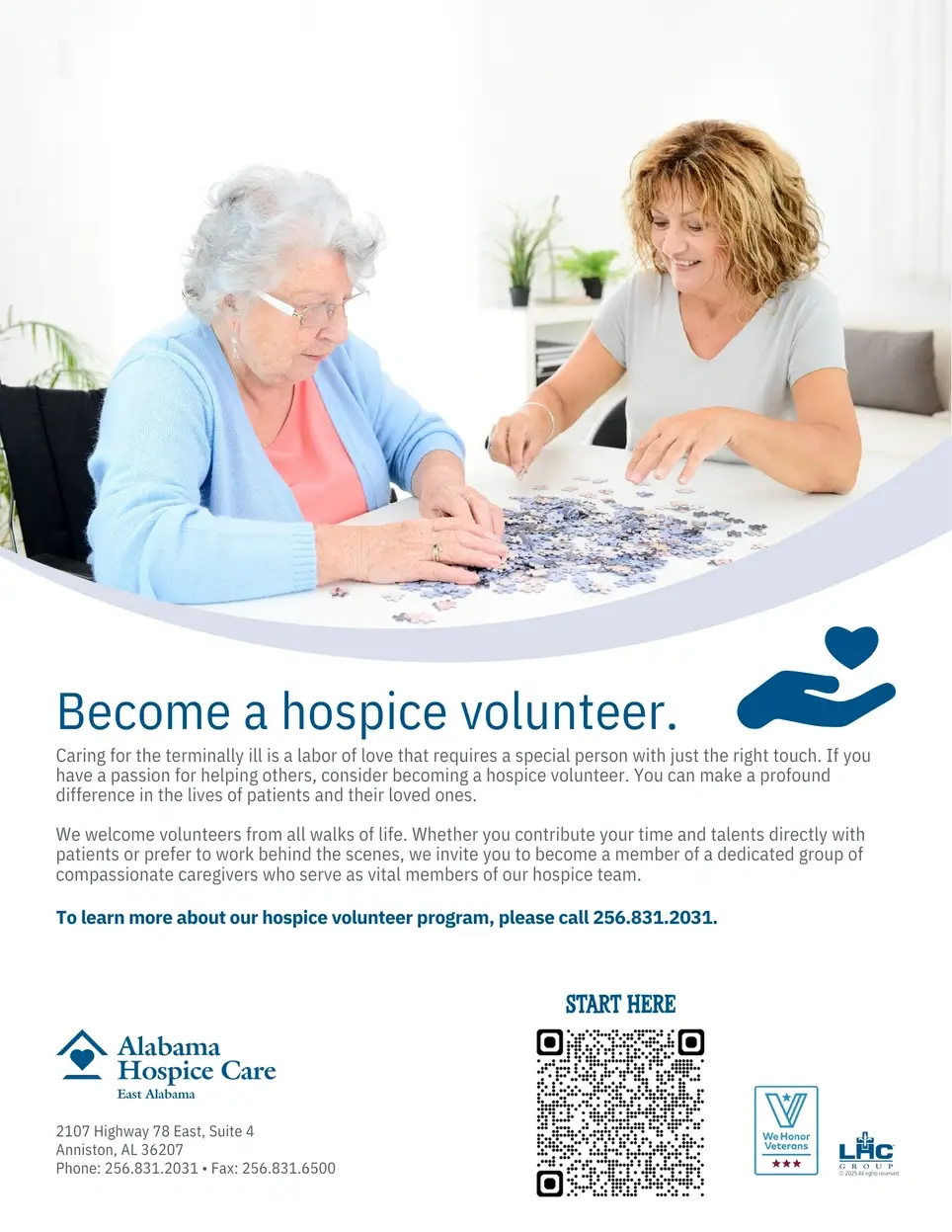 Hospice Patient Care Volunteer
