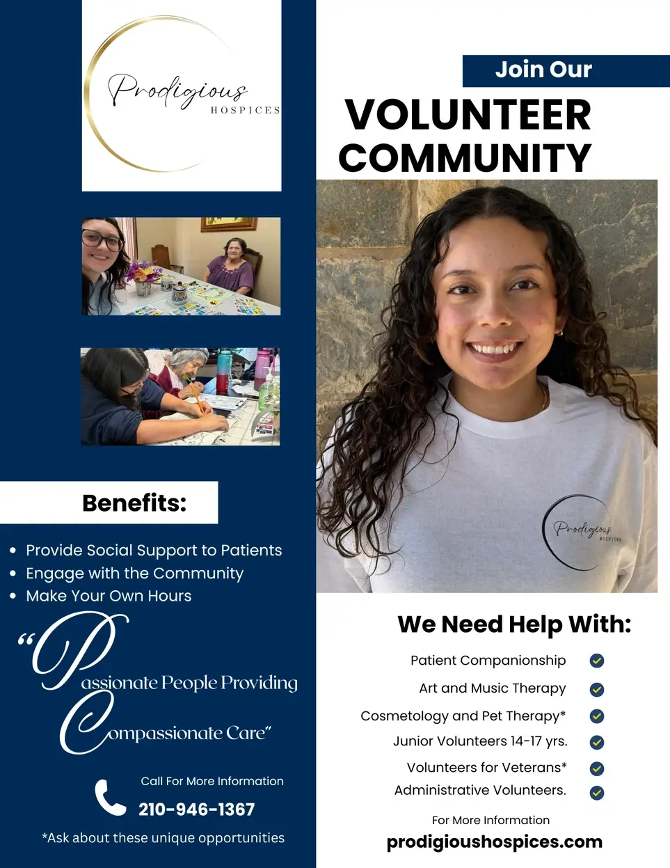 Hospice Volunteers Needed!