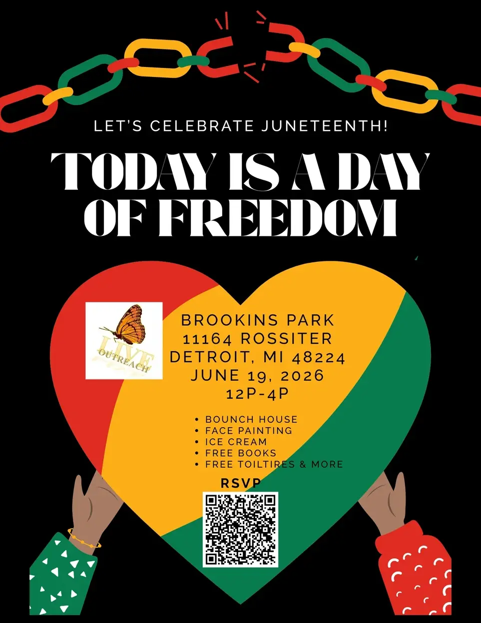 Volunteer Opportunity: Juneteenth in the Park with The L.I.V.E. Outreach