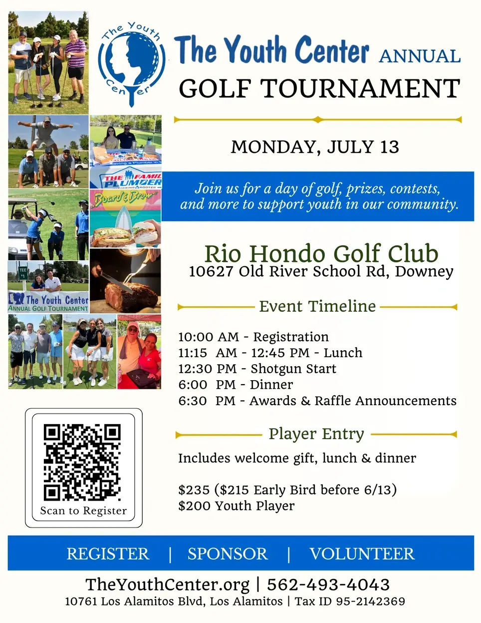 Annual Youth Center Golf Tournament