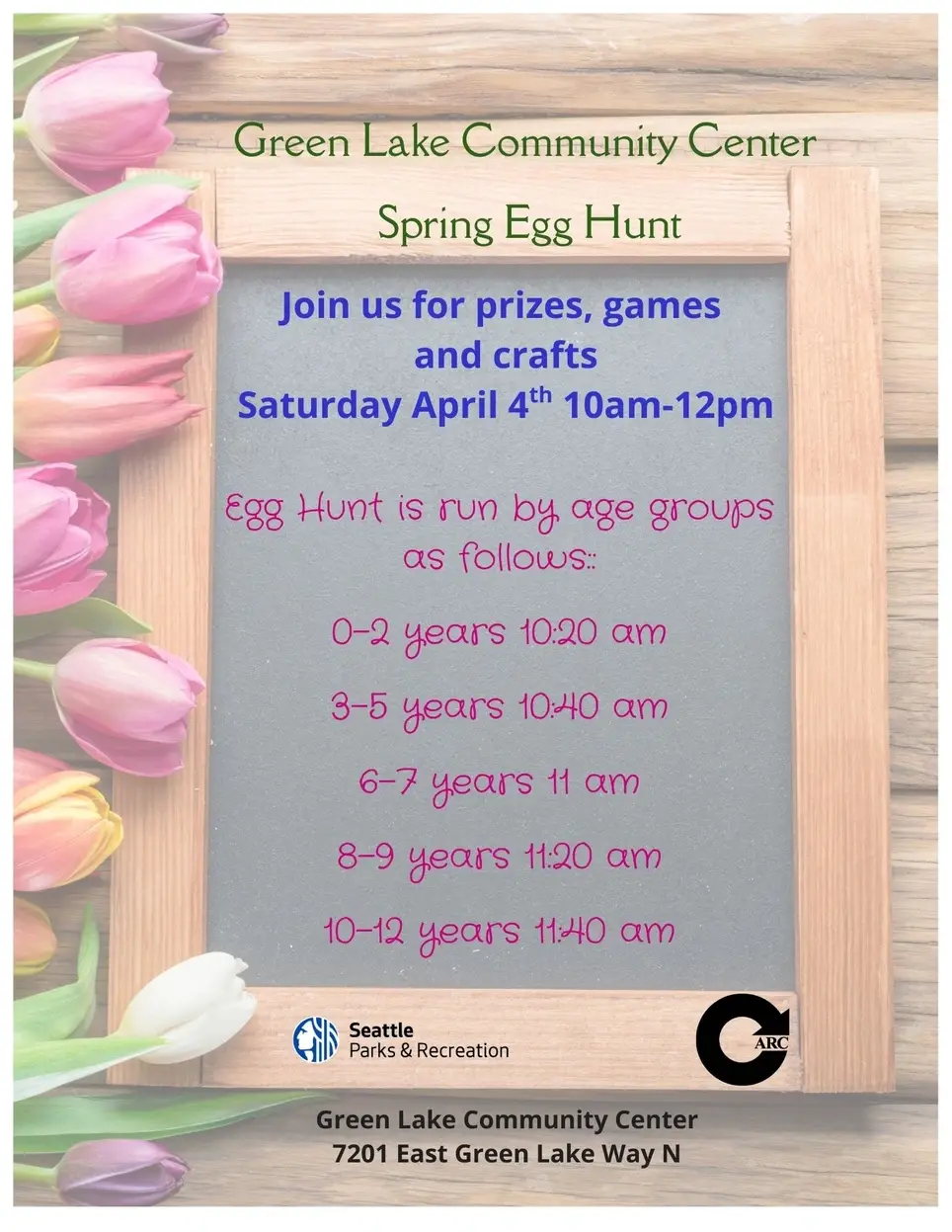 Green Lake Spring Egg Hunt