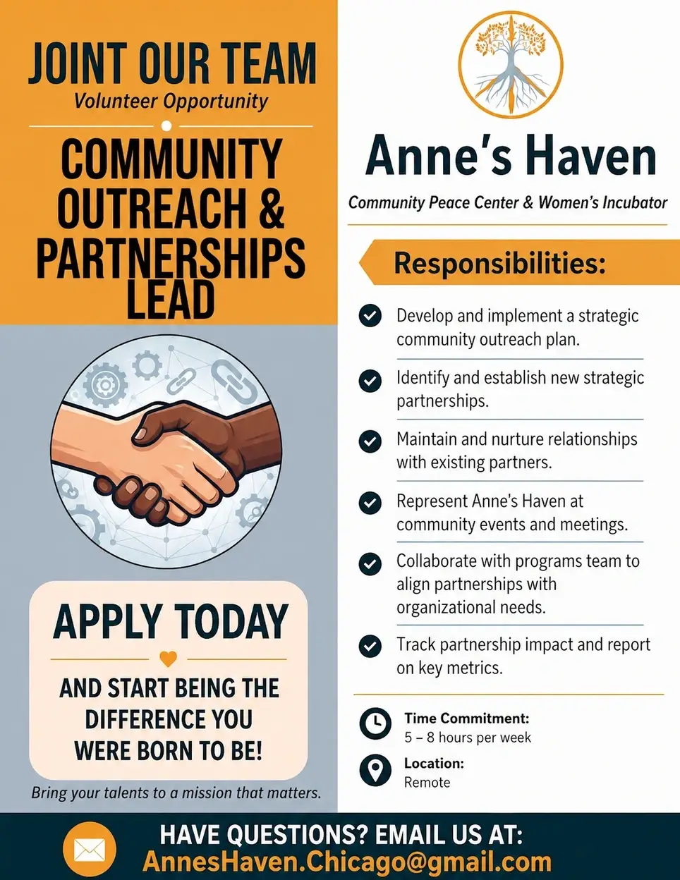 COMMUNITY OUTREACH & PARTNERSHIPS LEAD