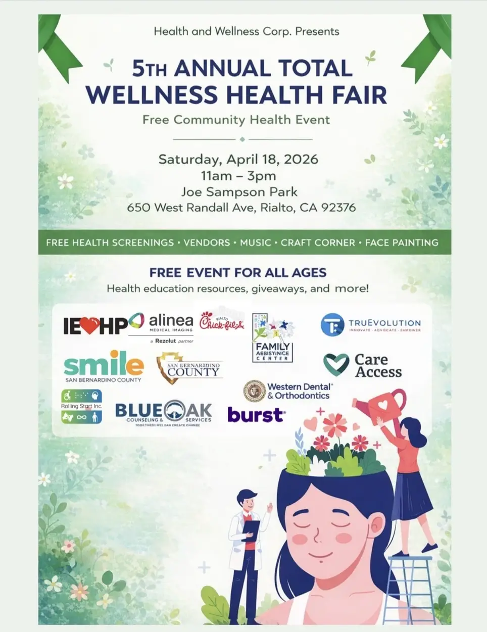Volunteer Opportunity-Total Wellness Health Fair