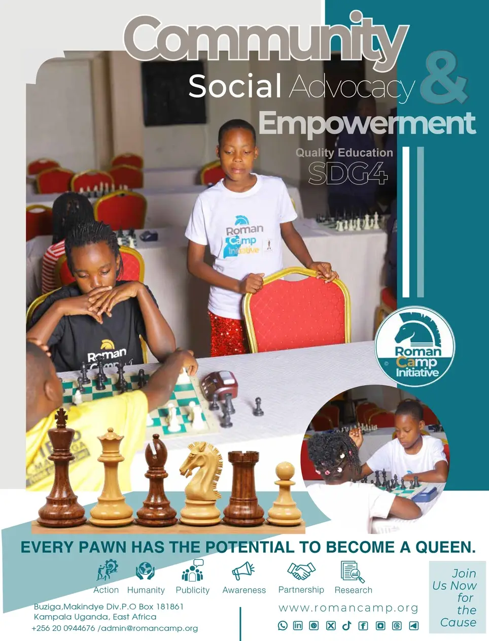 Volunteer in Uganda: Community Social Advocacy and Empowerment.
