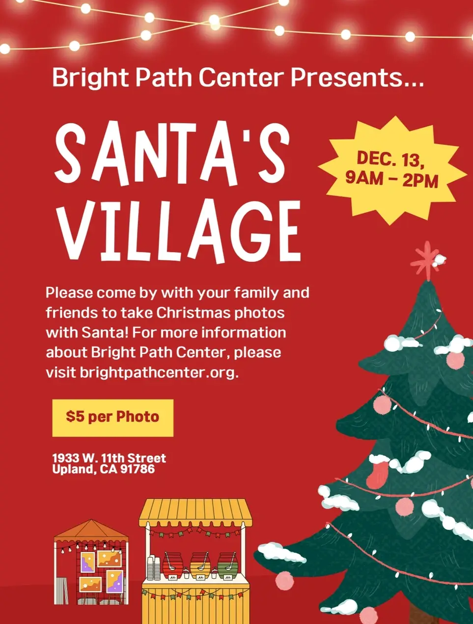 🎅 Volunteers Needed – Santa’s Village Photos with Santa Event (Upland, CA)