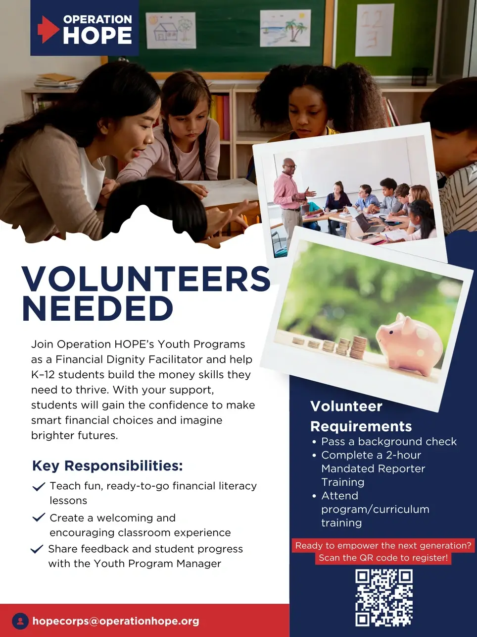 YOUTH Financial Literacy Volunteers - Middle School
