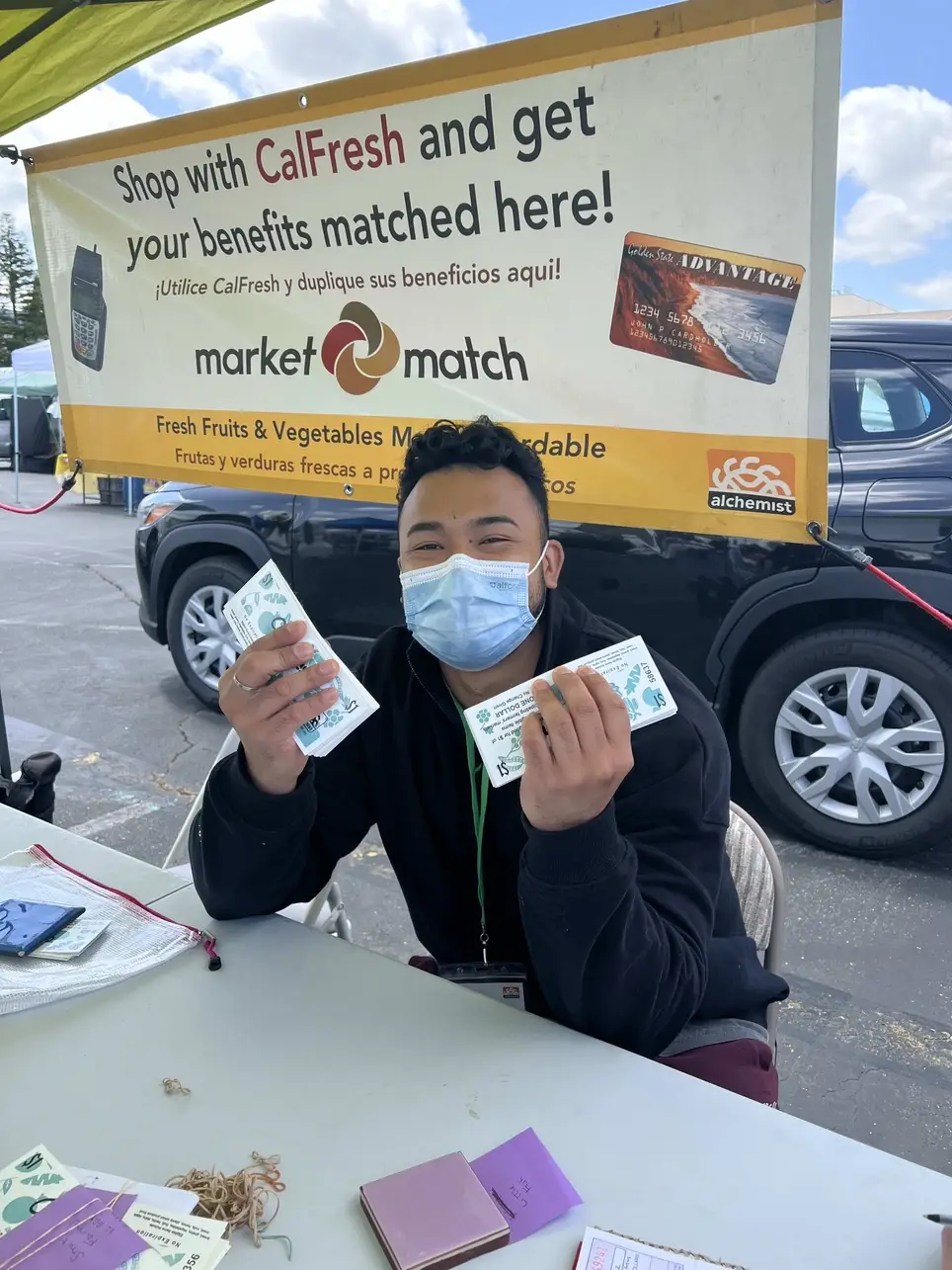 Volunteer at the EBT Booth at Central Farmers' Market Sunday Mornings!