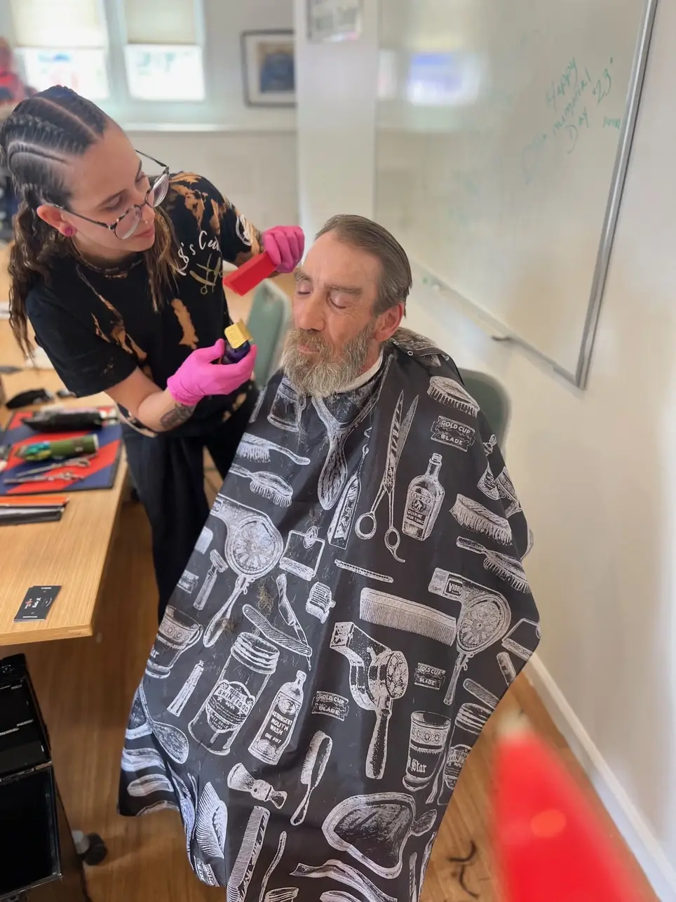 Barbering/Hairdressing Self Care for adults experiencing homelessness