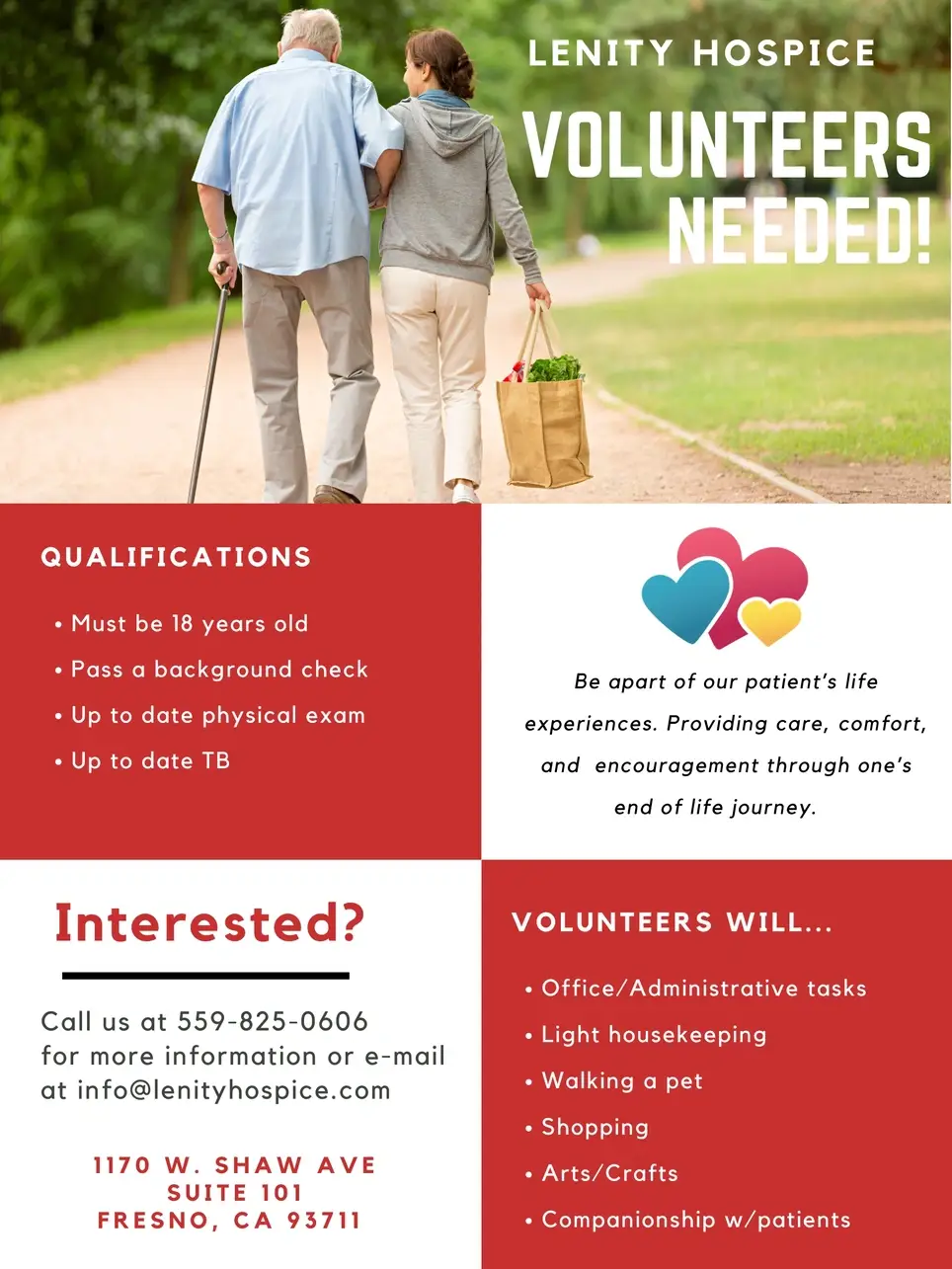 Volunteer- Hospice