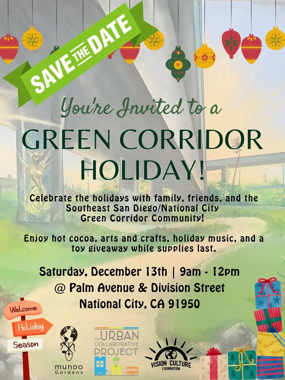 Green Corridor Holiday!