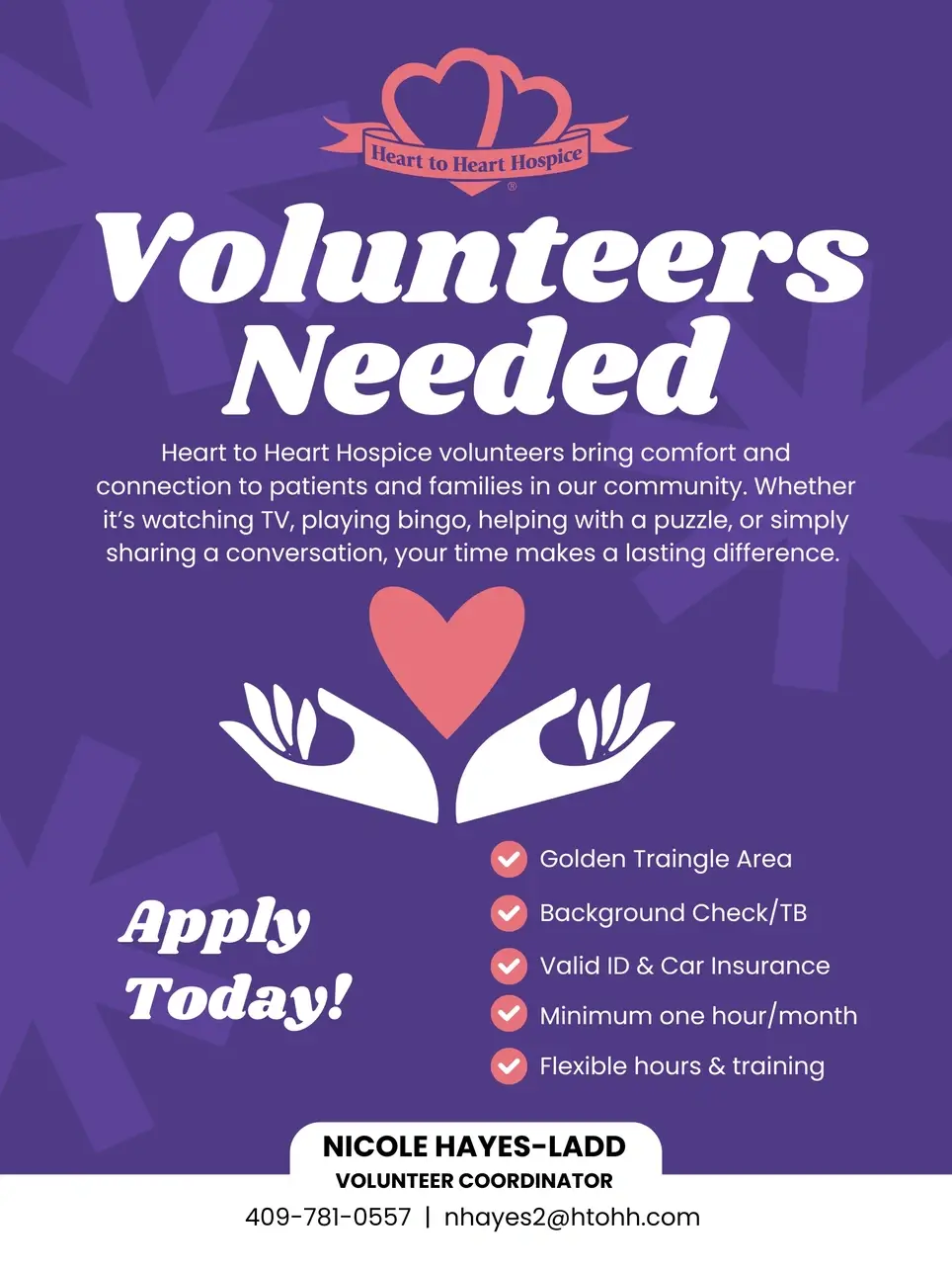 Volunteer Opportunity