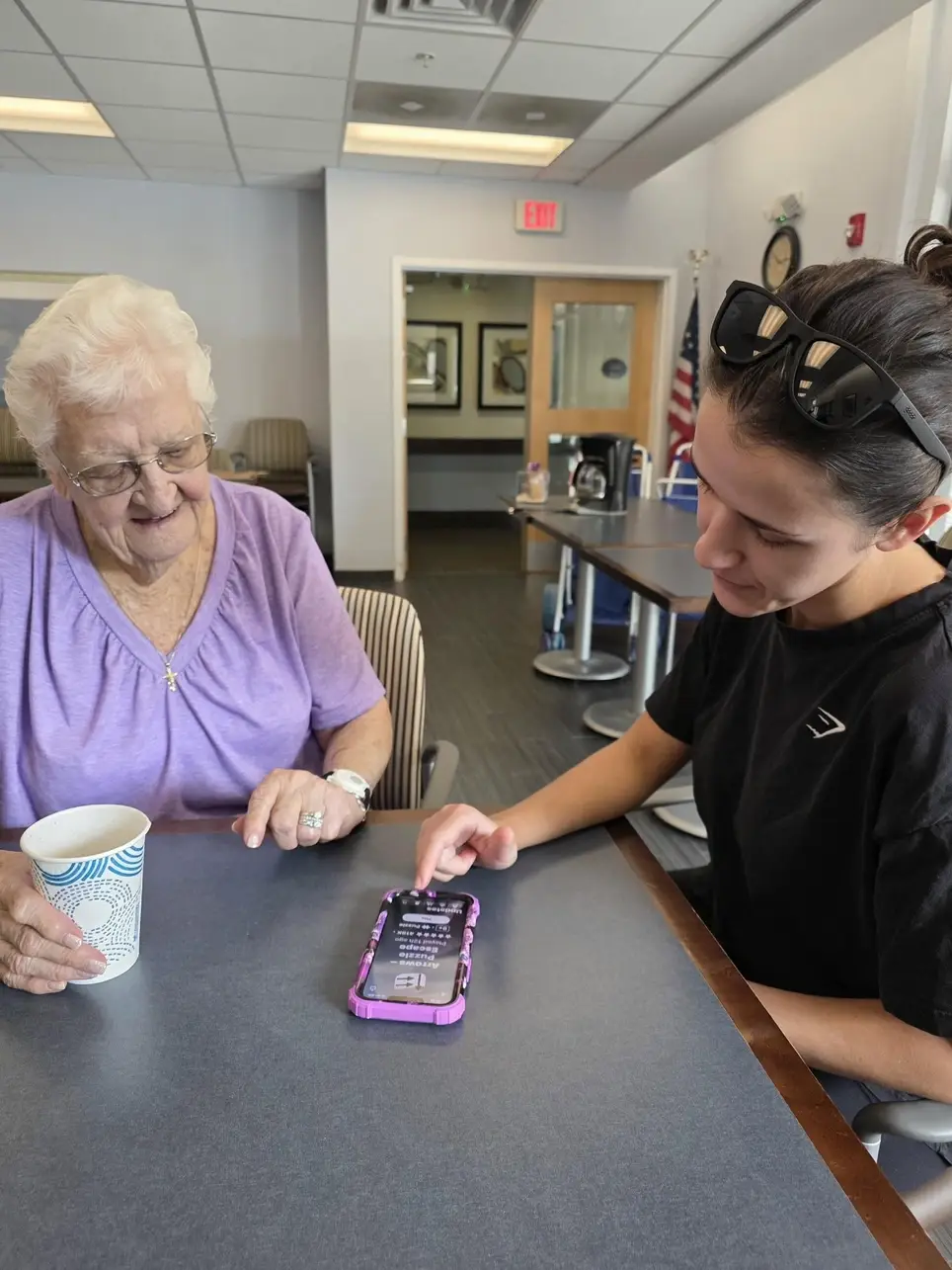 Be a companion for a senior