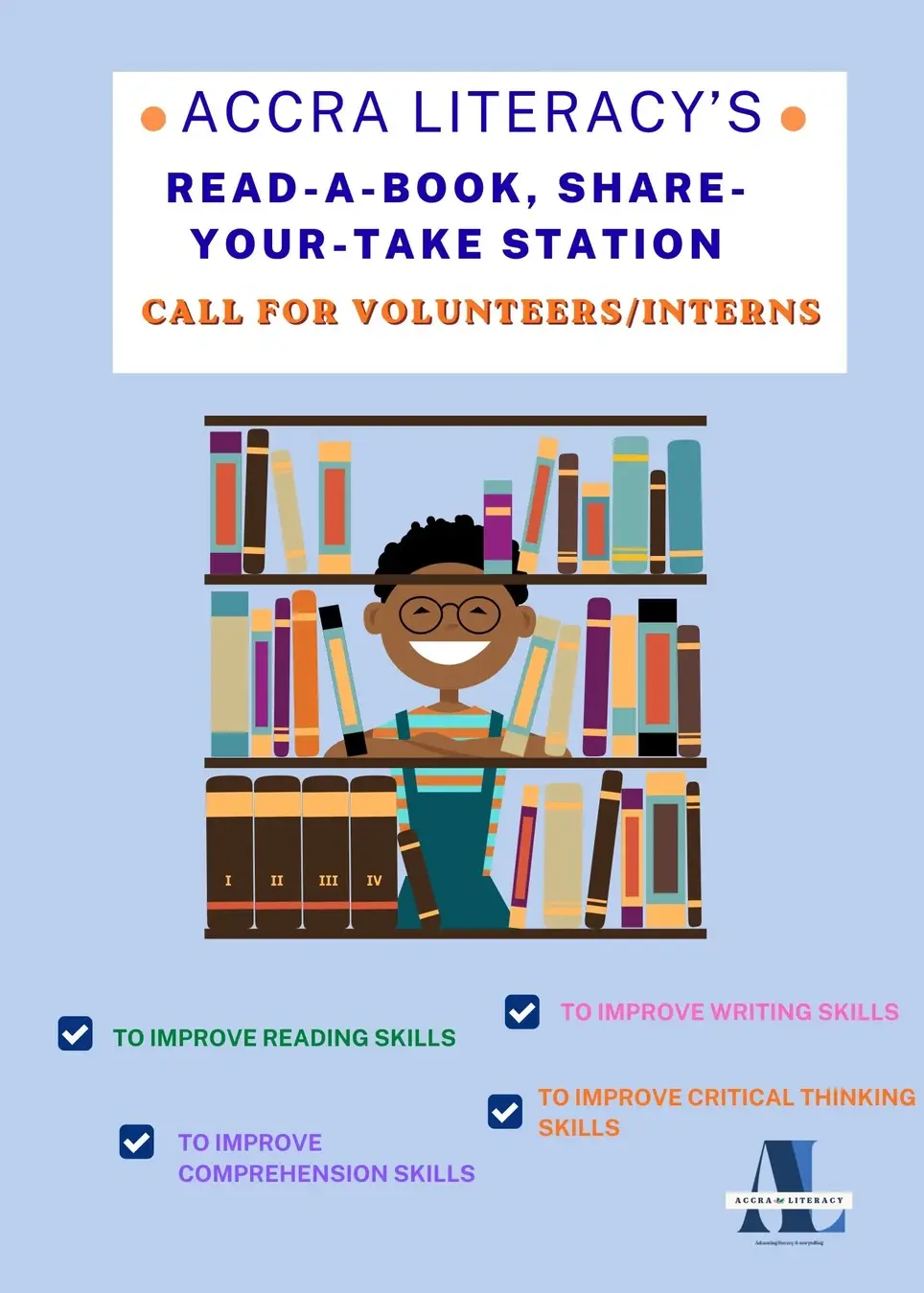 Volunteer / Unpaid Internship Opportunity--Literacy Program Lead (Bronx, NYC)