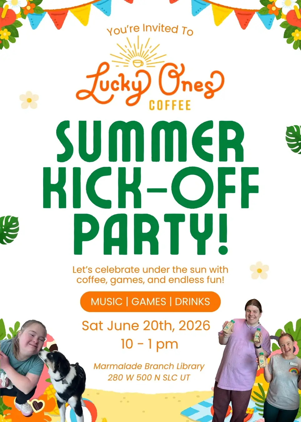 Lucky Ones Coffee Summer Kick-off Party!