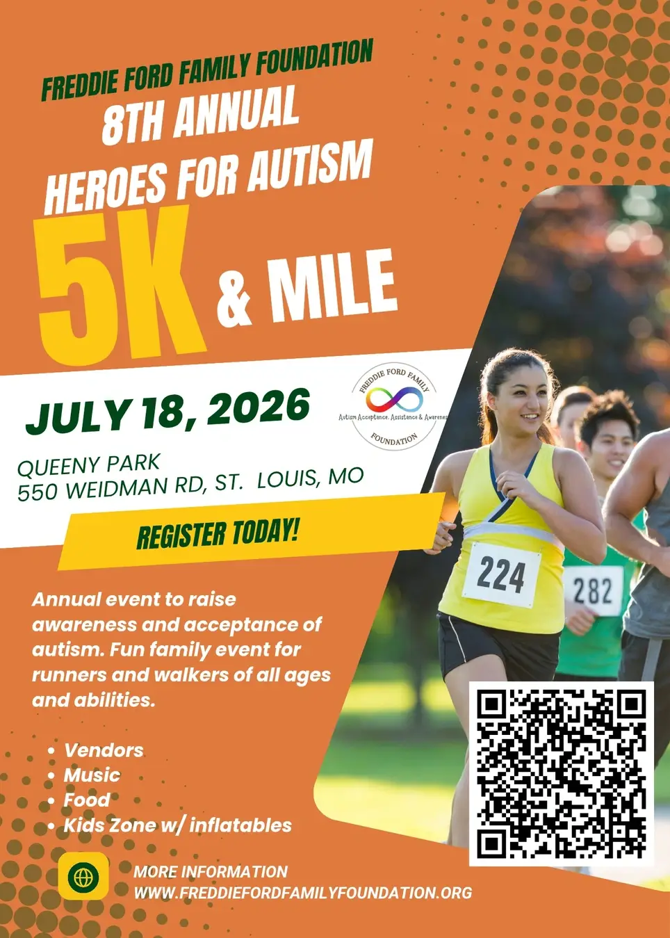 8th Annual Heroes for Autism 5k and Mile