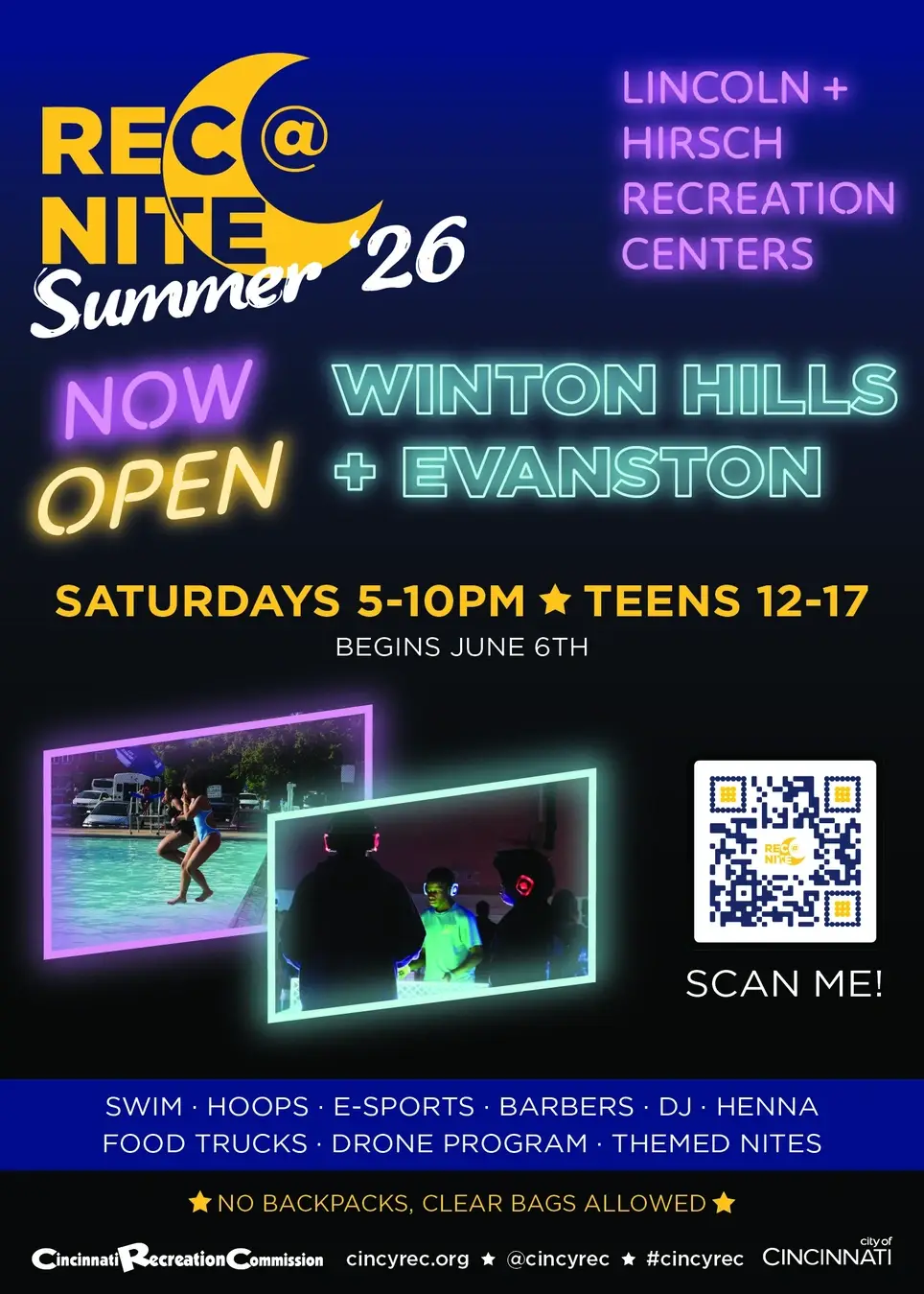 Rec @ Nite Youth Summer Series Volunteer