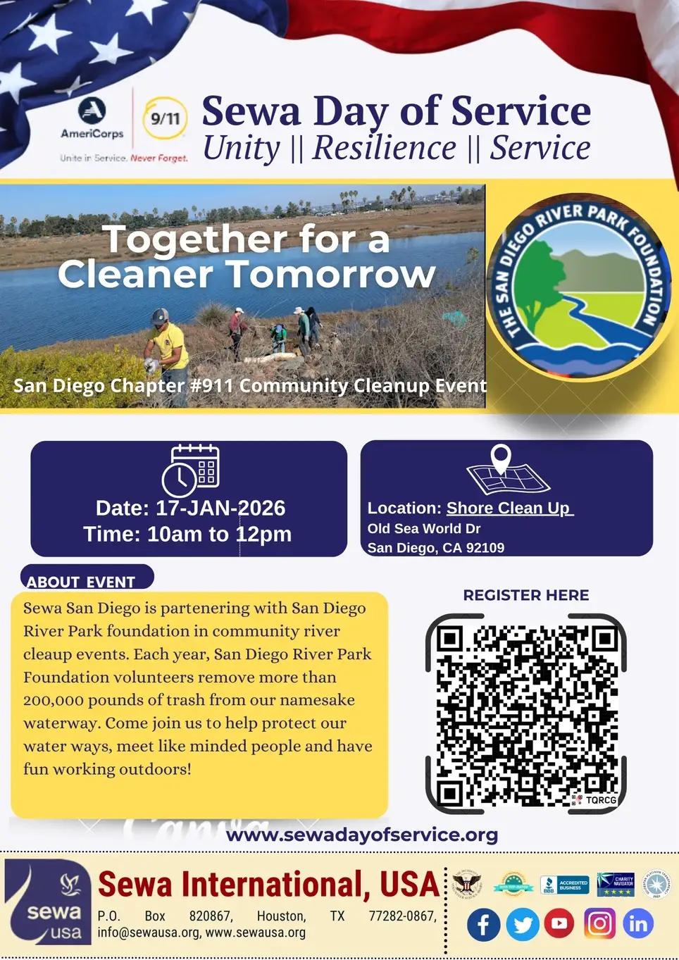 Shore cleanup event - Together for a cleaner tomorrow