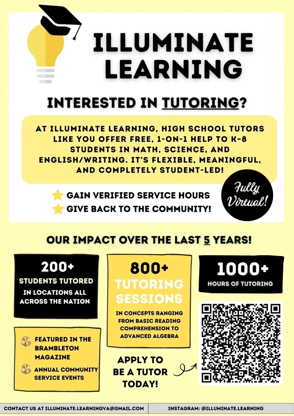 Online High School Tutor Volunteer