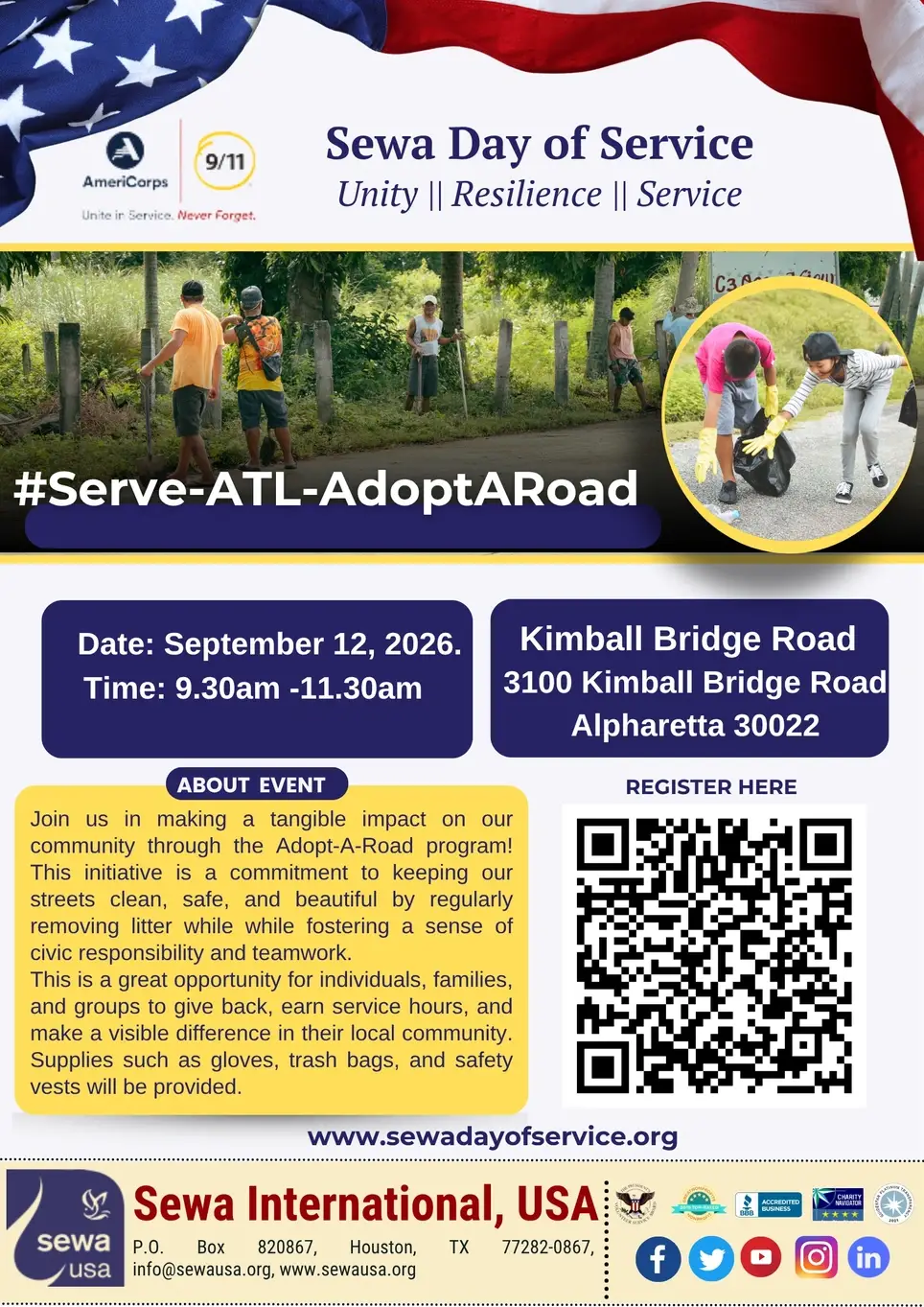 Kimball Bridge Road Clean Up