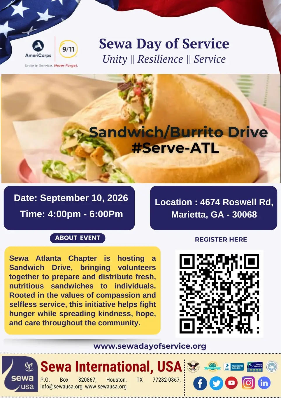 Sandwich/Burrito Drive