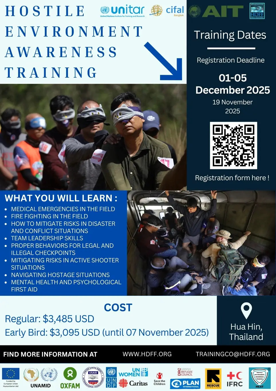 Hostile Environment Awareness Training (HEAT) – Advanced