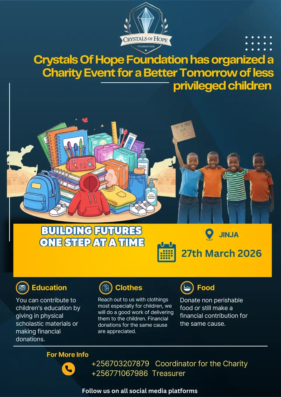 Crystals Of Hope Foundation Outreach