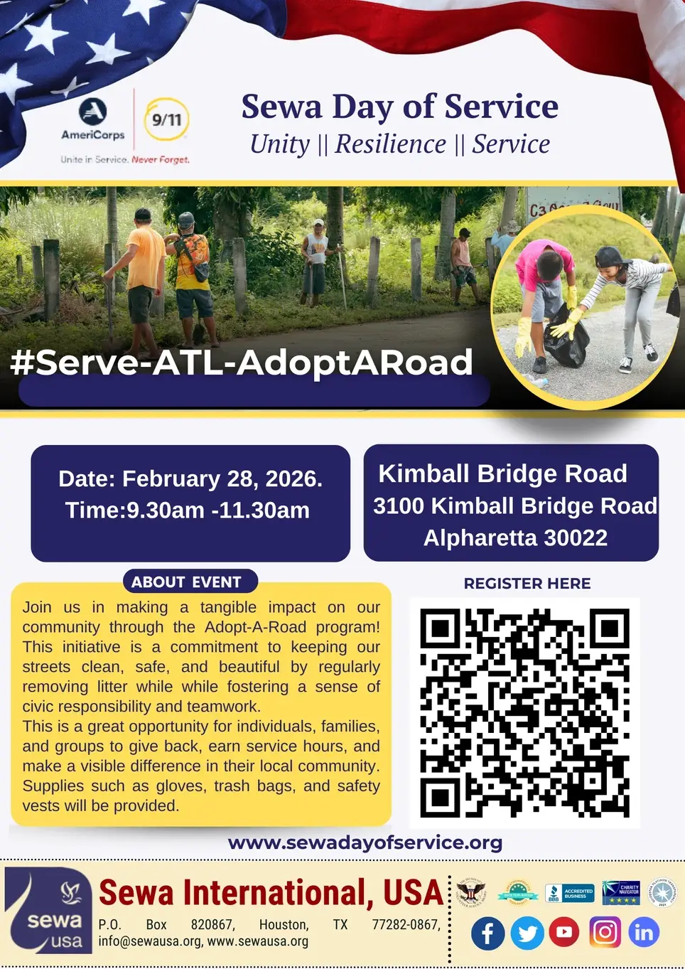 Kimball Bridge Road Clean Up