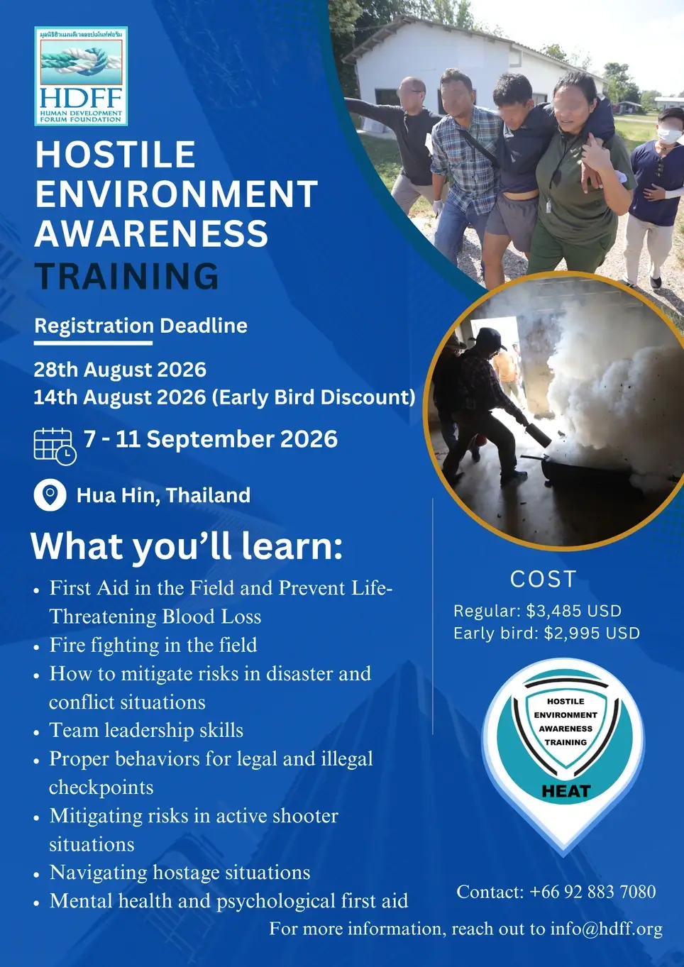 Hostile Environment Awareness Training (September 2026)